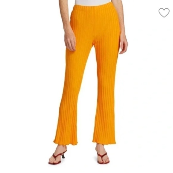 New! Simon Miller Rib Alder Wide Leg Cropped Pants in Cyrene‎ - Picture 1 of 10